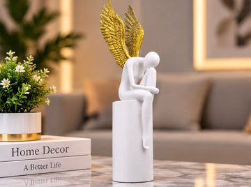 Golden Wings Angel Figurine – Premium Home Décor