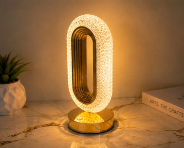 Elegant LED Oval Table Lamp – Modern Luxury Decorative Light