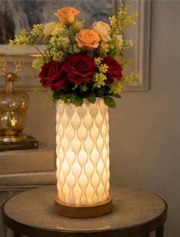 Modern LED Ambient Table Lamp (Honeycomb Design)