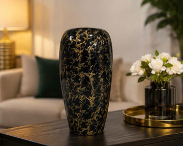 Black & Gold Luxury Decorative Vase