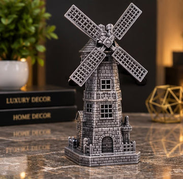 Antique Dutch Windmill Showpiece – Luxury Home & Office Decor